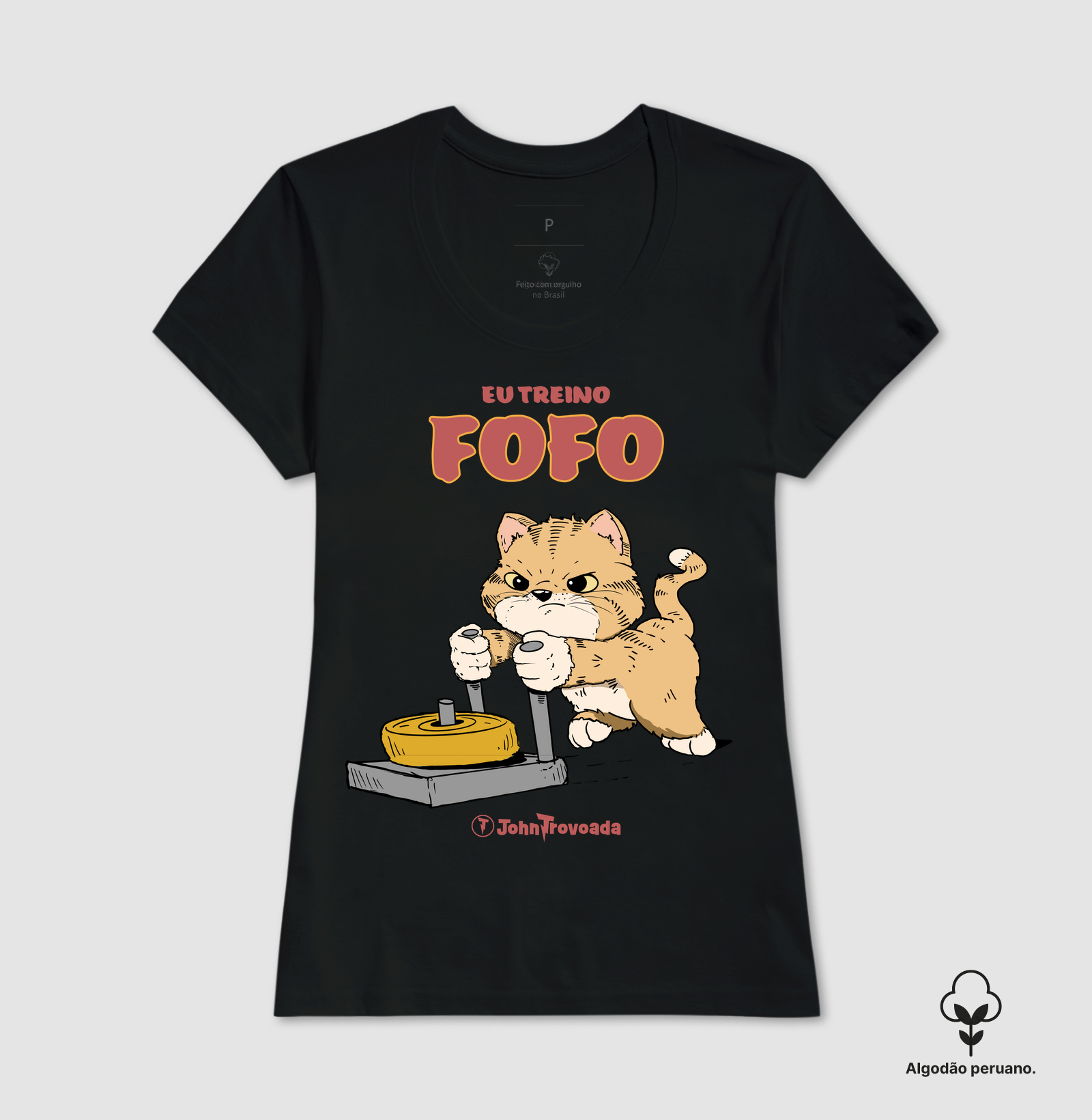 Gato Eu treino fofo  - Imagem 3