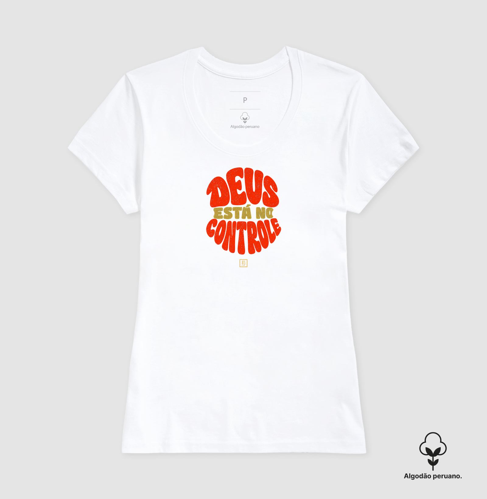 Camiseta Deus Está no Controle - Imagem 6