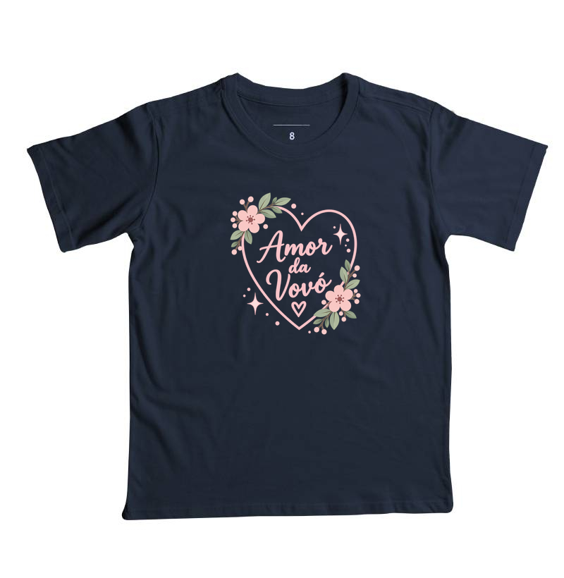 Amor da Vovó - coração e flores (infantil) - Imagem 4