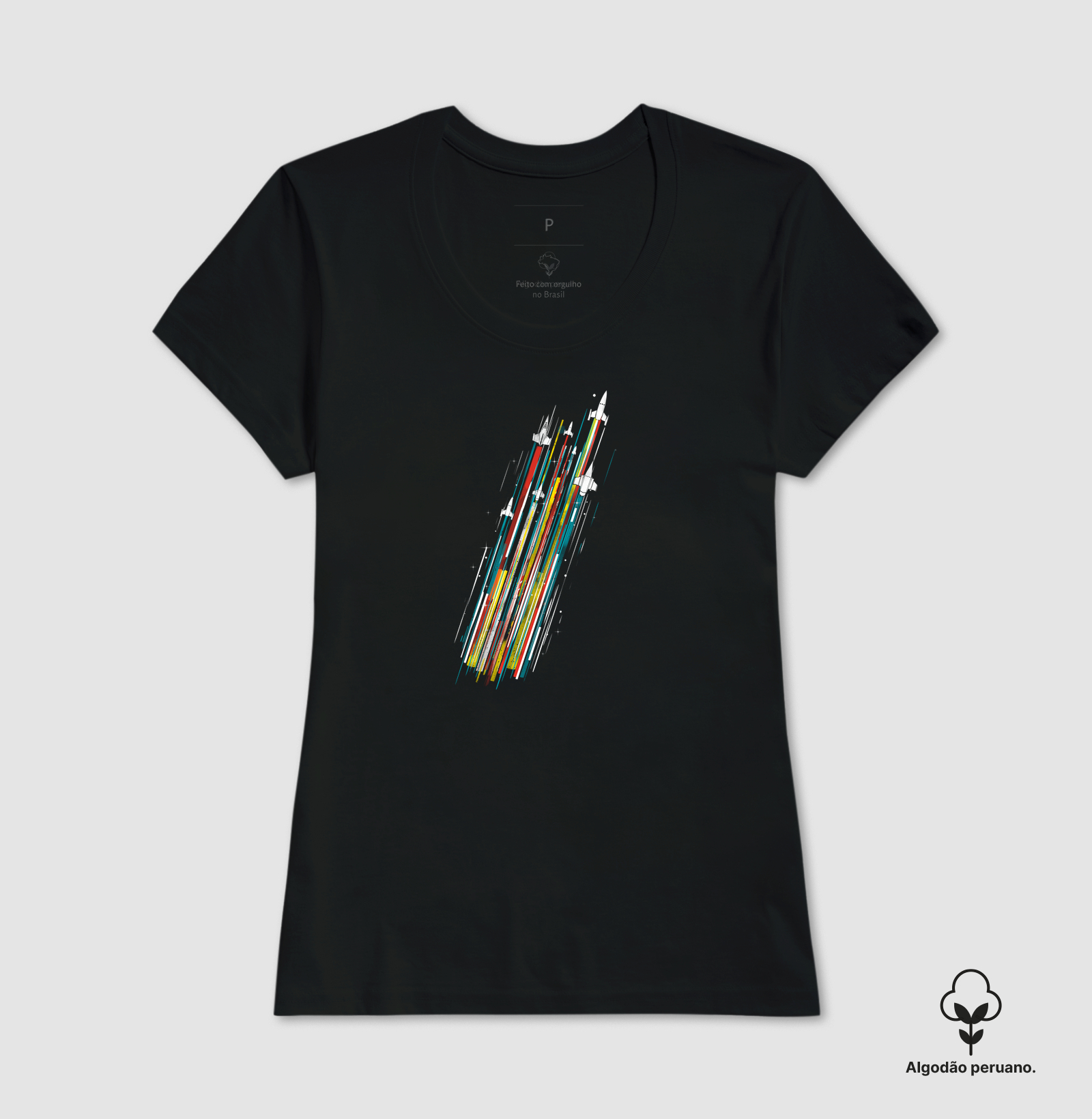 Camiseta Explore The Stars 2 Algodão Peruano - Imagem 3
