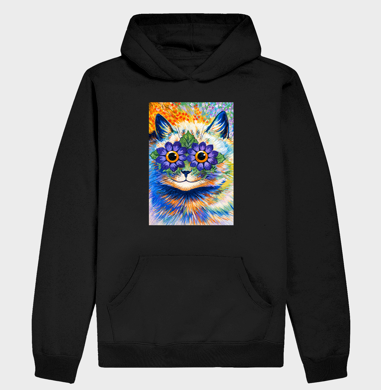 Psychedelic Flower Cat -  Louis Wain - Imagem 2