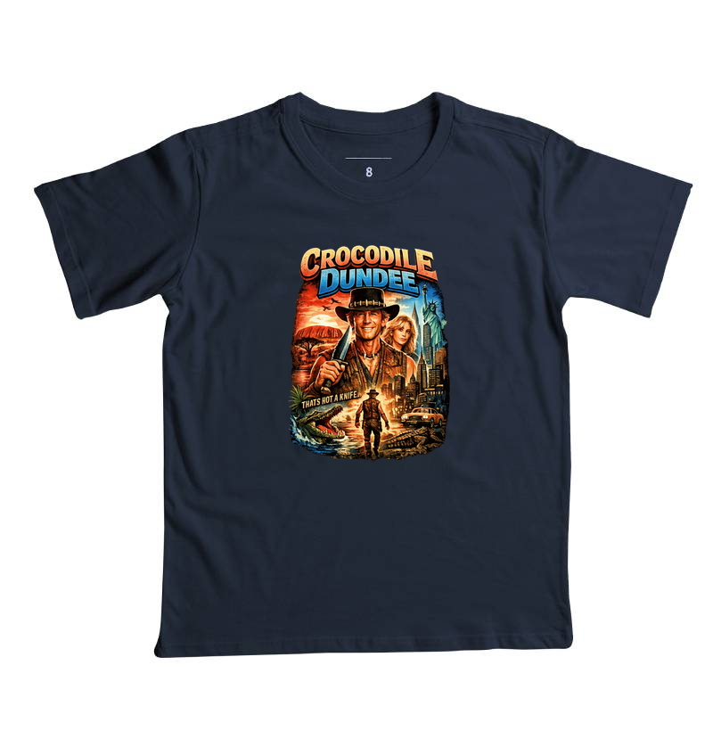 Camiseta Crocodilo Dundee Knife - Imagem 5