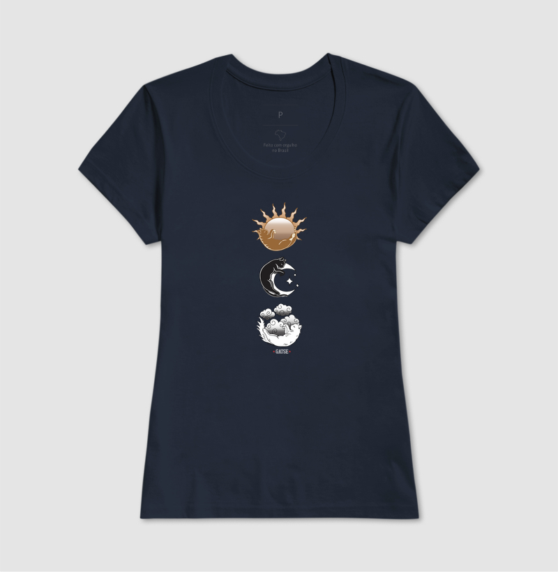 Camiseta Sol Lua e Nuvens - Imagem 10