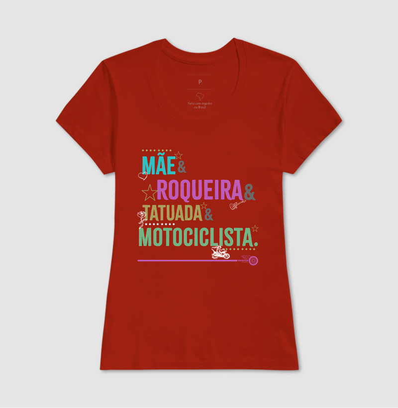 Mãe, Roqueira, Tatuada, Motociclista - Color - Imagem 11