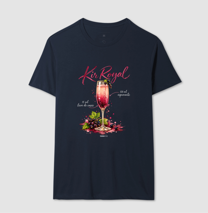 Camiseta Kir Royal – Drink com Espumante e Licor de Cassis - Imagem 6