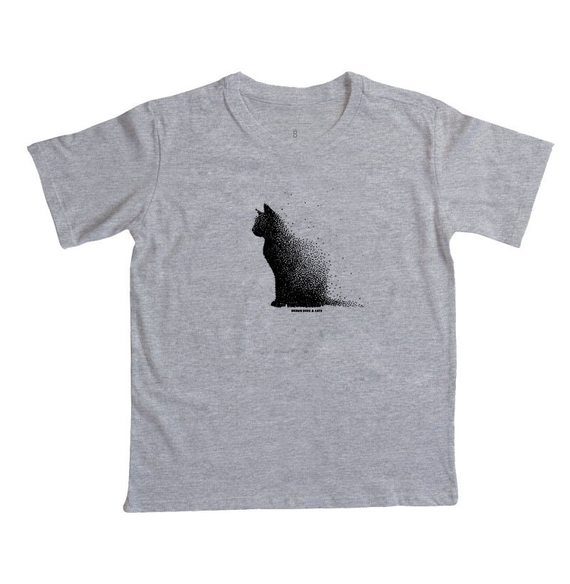Gato pontilhismo de lado - Imagem 3