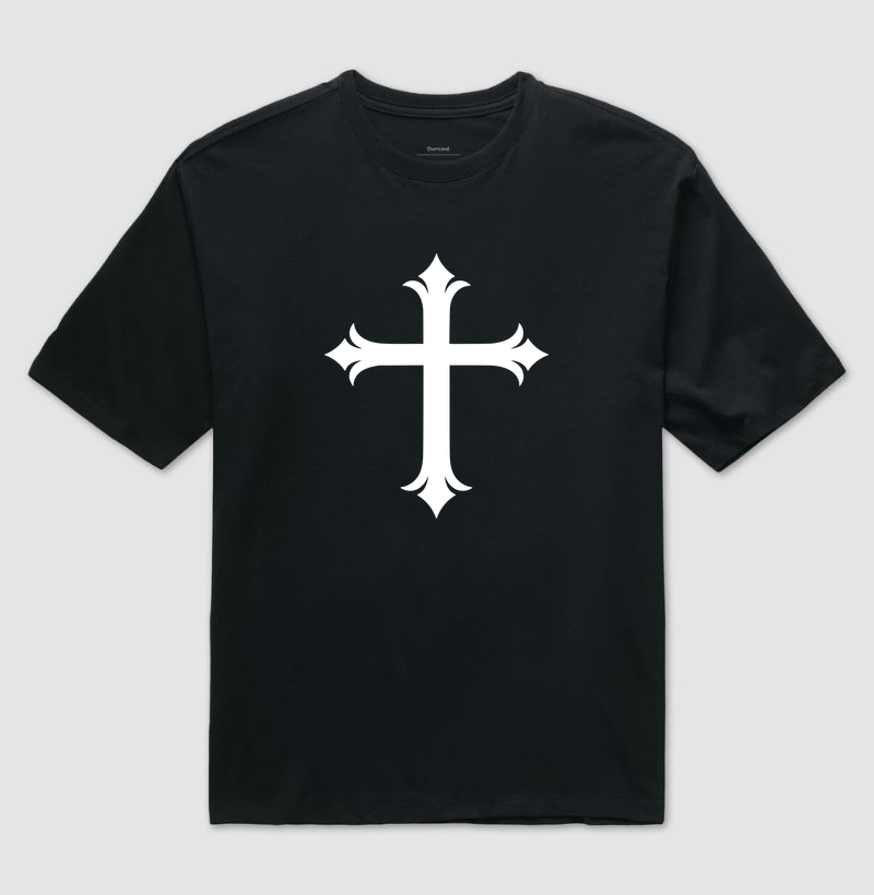 Camiseta Oversized Cruz Sagrada - Imagem 2
