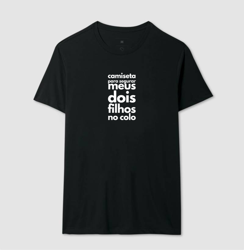 Camiseta para segurar meus dois filhos no colo - Imagem 2