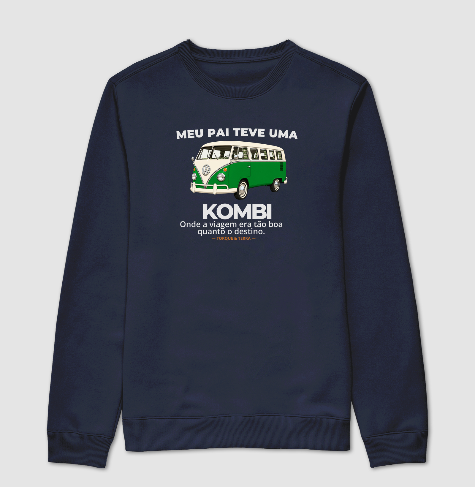 Meu pai teve uma - KOMBI - verde com off-white - Imagem 5