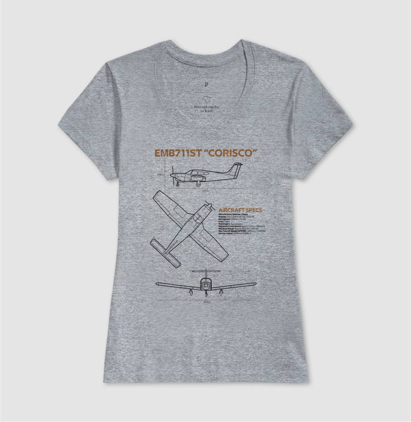 EMB 711ST "Corisco" | Blueprint - Imagem 9