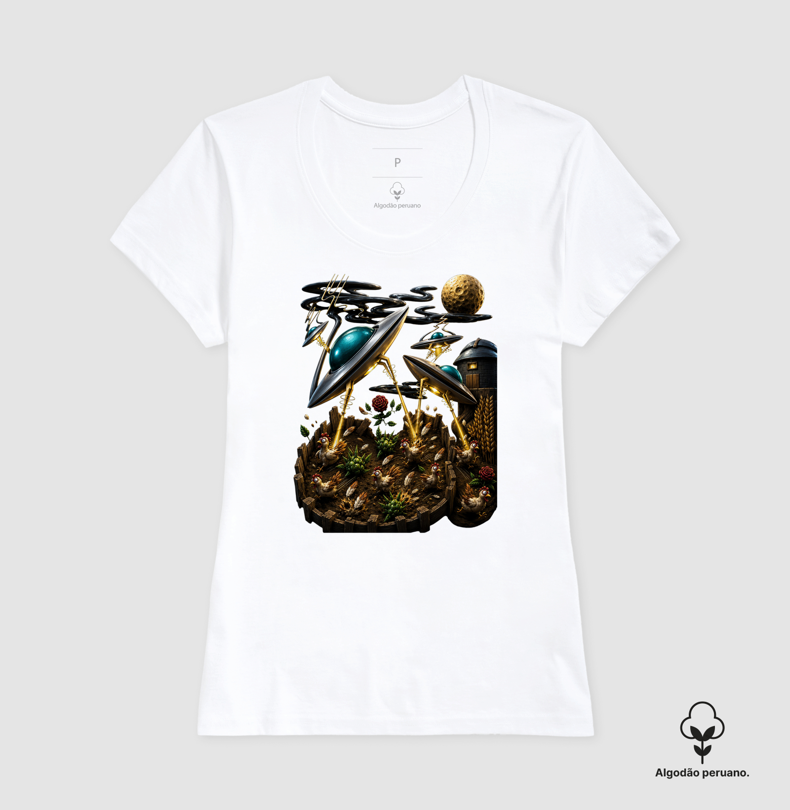 Camiseta Algodão Atack Alien - Imagem 10