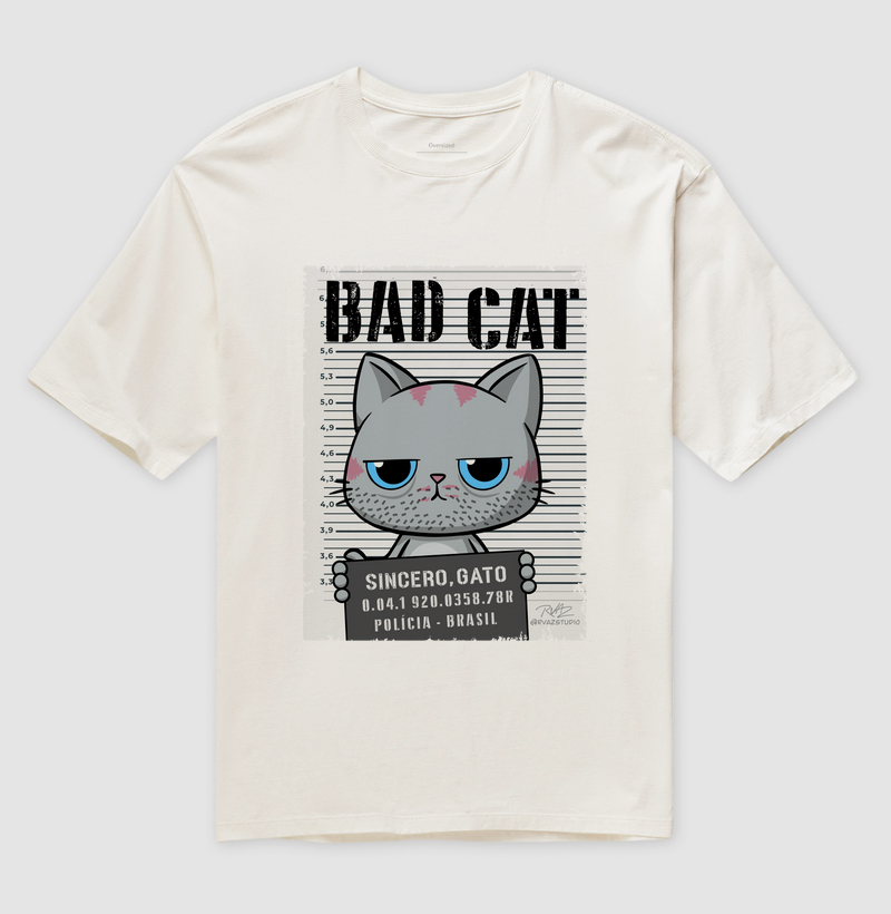 Camiseta Bad Cat - Imagem 4