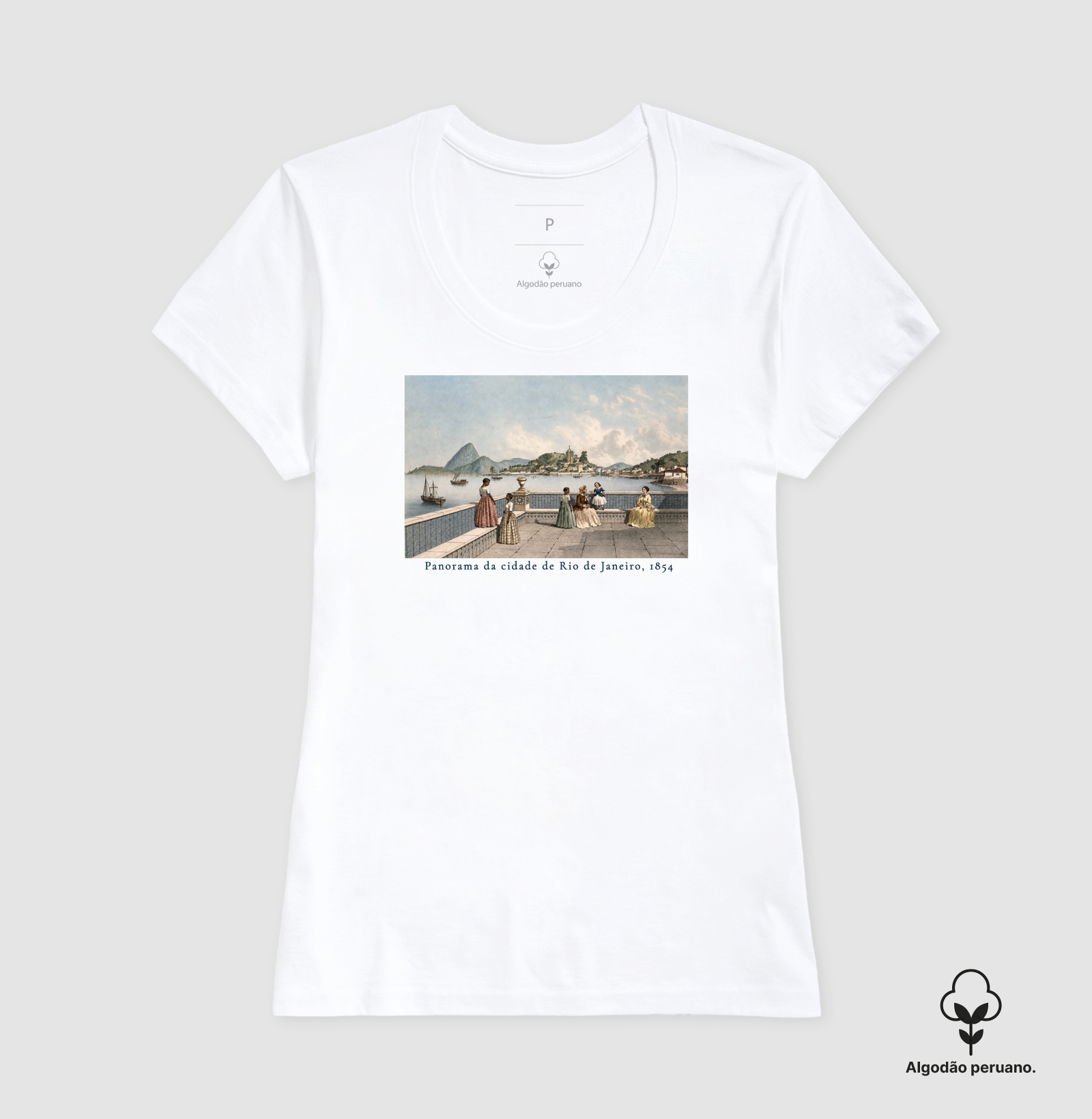 Camiseta Vistas do Rio de Janeiro — Brasil Oitocentista - Imagem 3