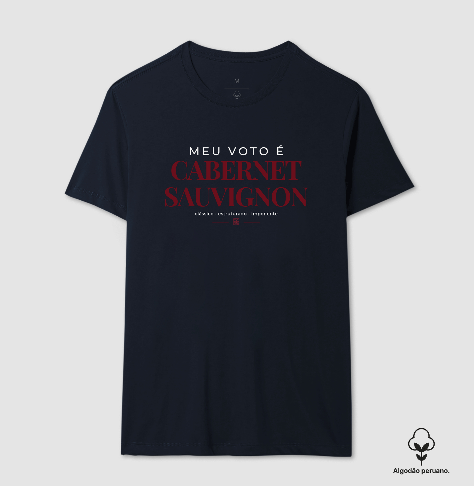 Camiseta “Meu Voto é Cabernet Sauvignon” – Wine Premium - Imagem 3