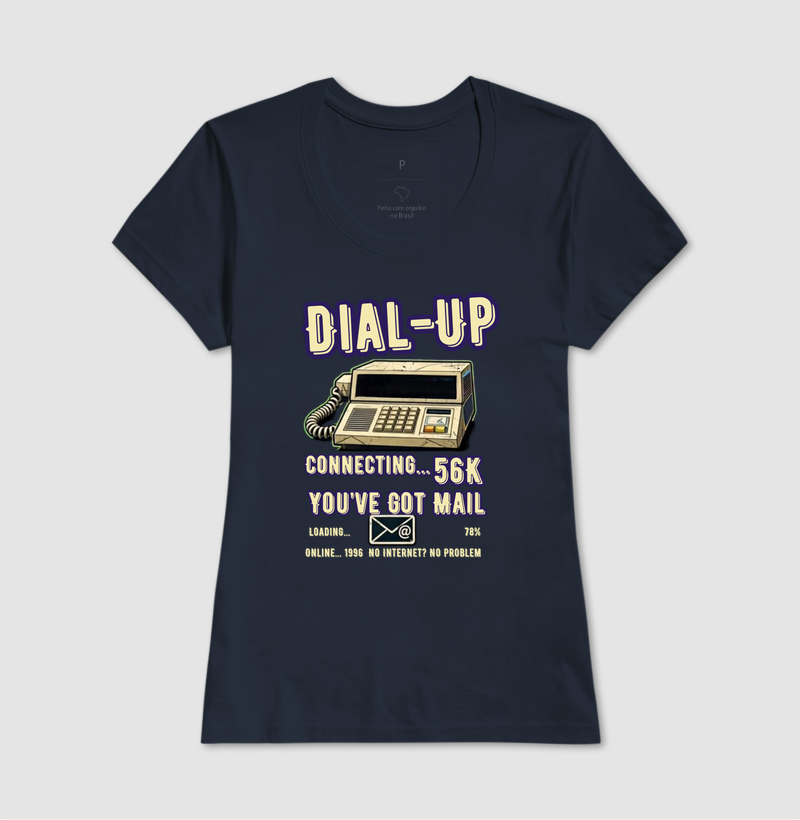  Camiseta Dial-Up - Imagem 7