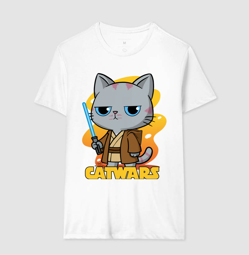 Camiseta Gato Sincero Jedi - Imagem 4