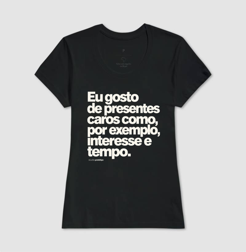 Eu Gosto de Presentes Caros (estampa G) - Imagem 3