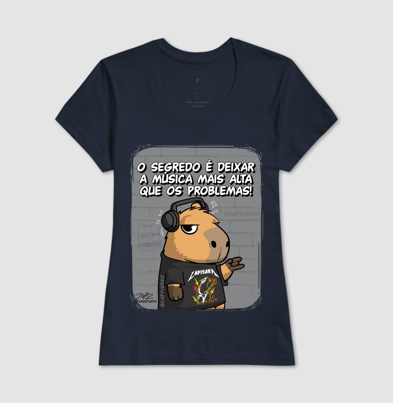 Camiseta Capivara Música - Imagem 7