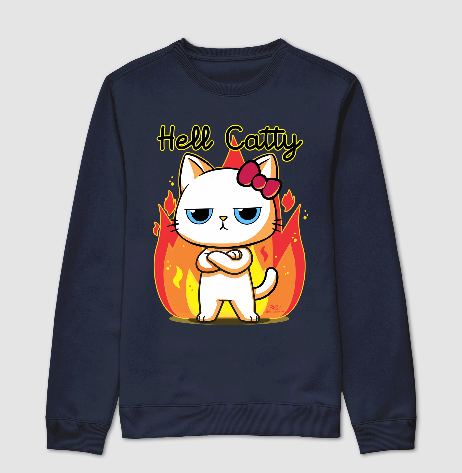 Camiseta Gato Sincero Hell Catty - Imagem 5