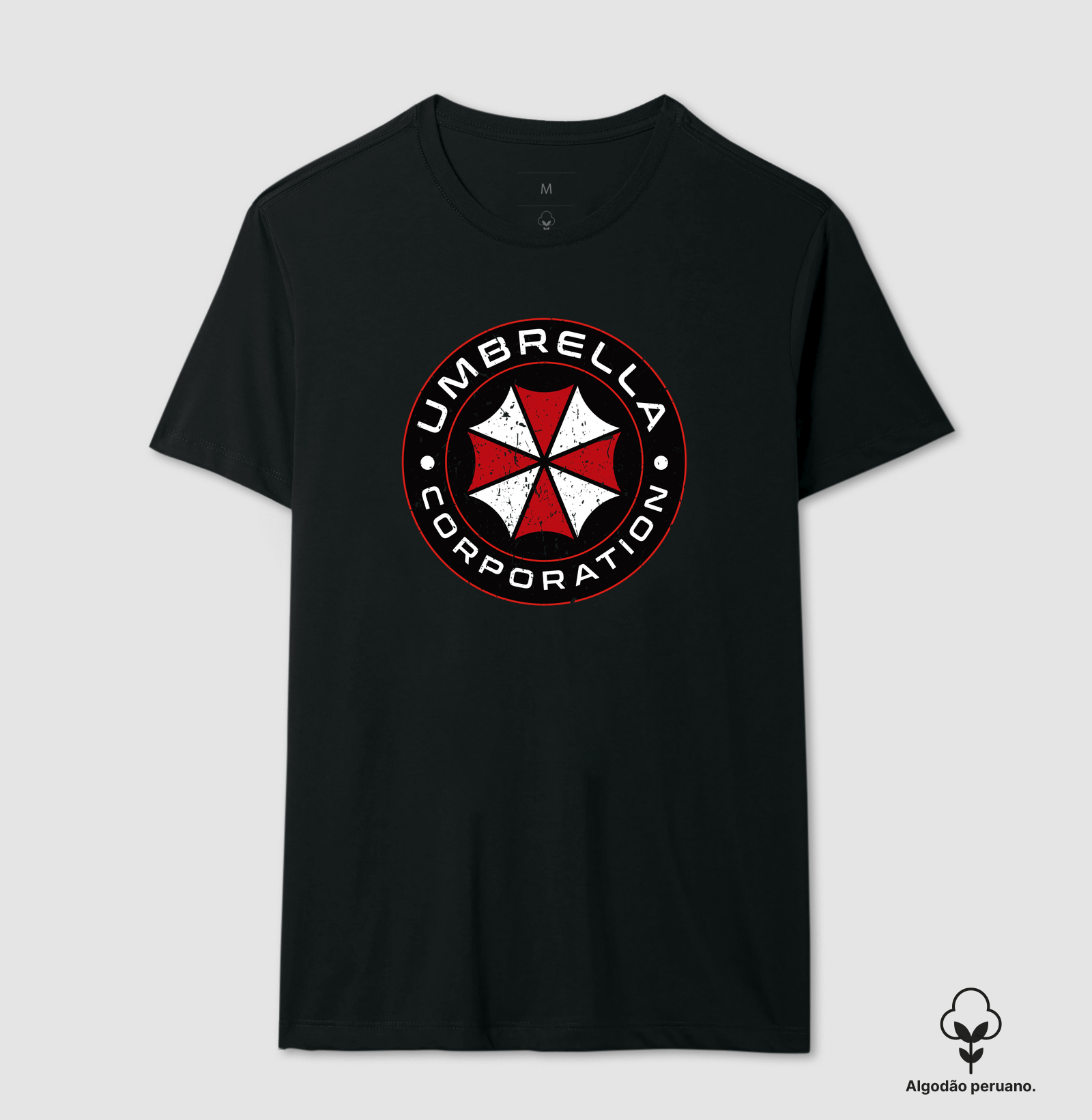 Camiseta Algodão Peruano Projeto Umbrella - Imagem 2