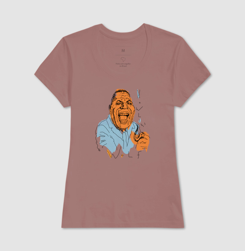 Howlin' Wolf com cachimbo - Tinta e Nanquim - Imagem 13