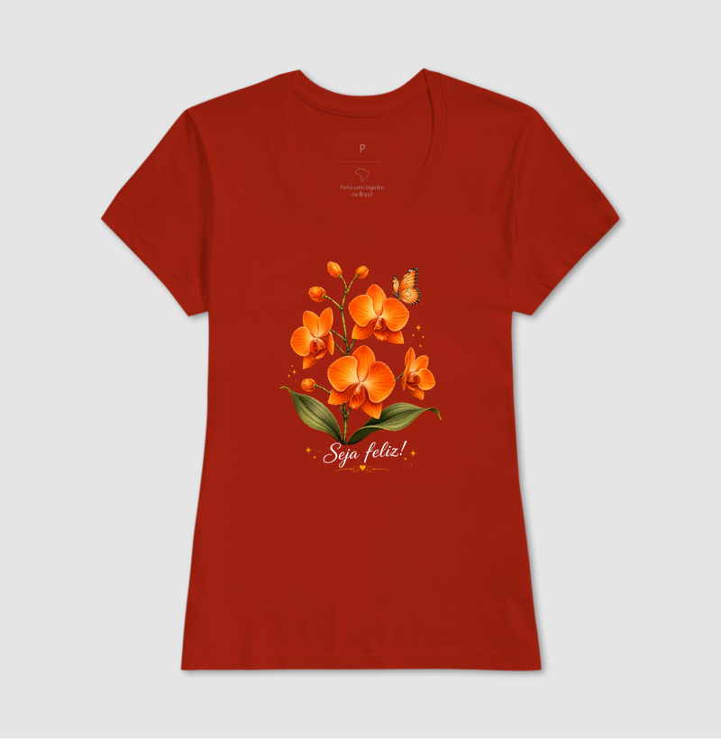 Camiseta Seja Feliz - Imagem 11