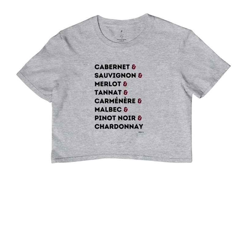 Camiseta Cropped Nome das Uvas - Imagem 6