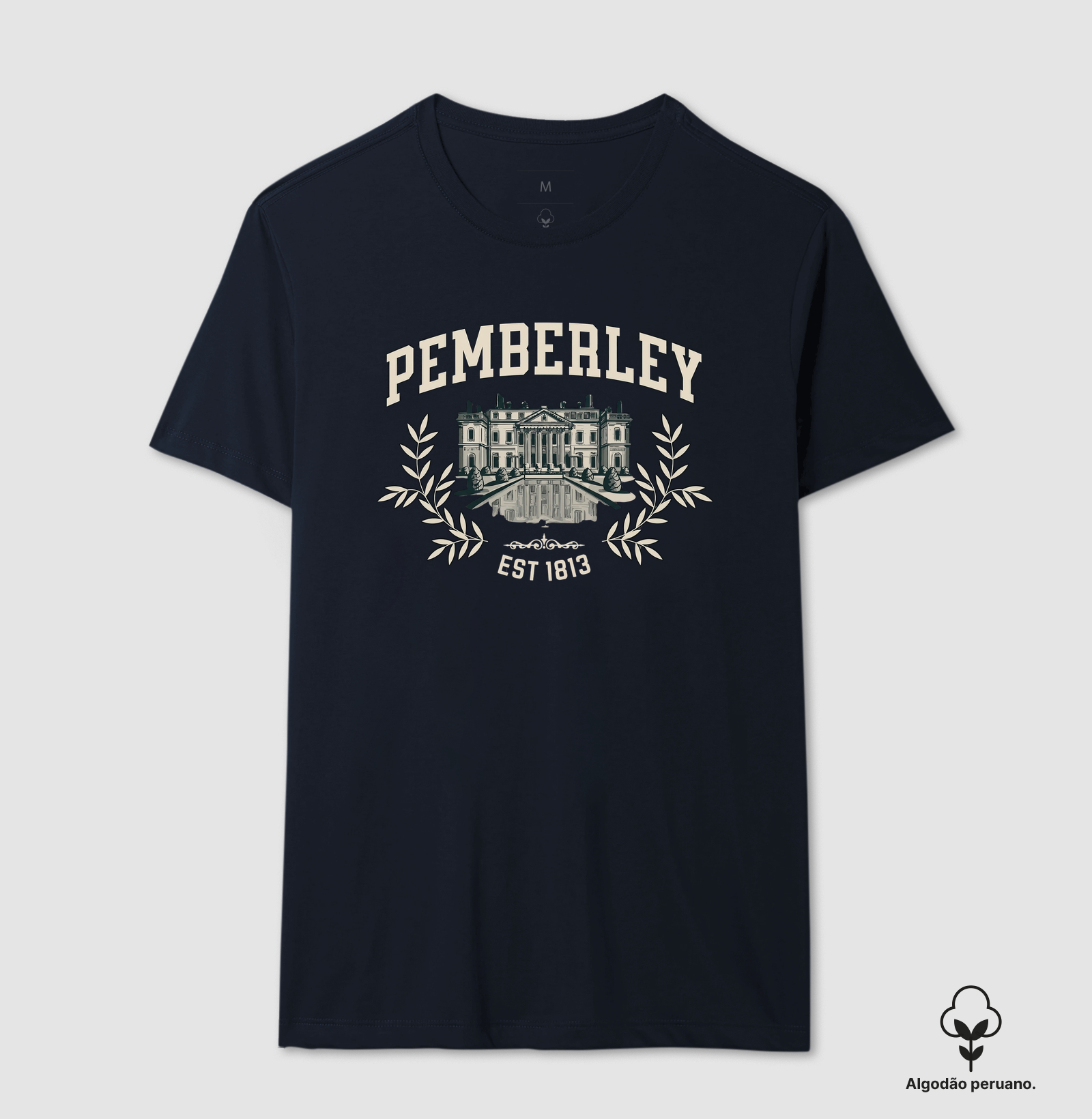 Camiseta Pemberley – Orgulho e Preconceito | Jane Austen | Algodão Premium  - Imagem 2