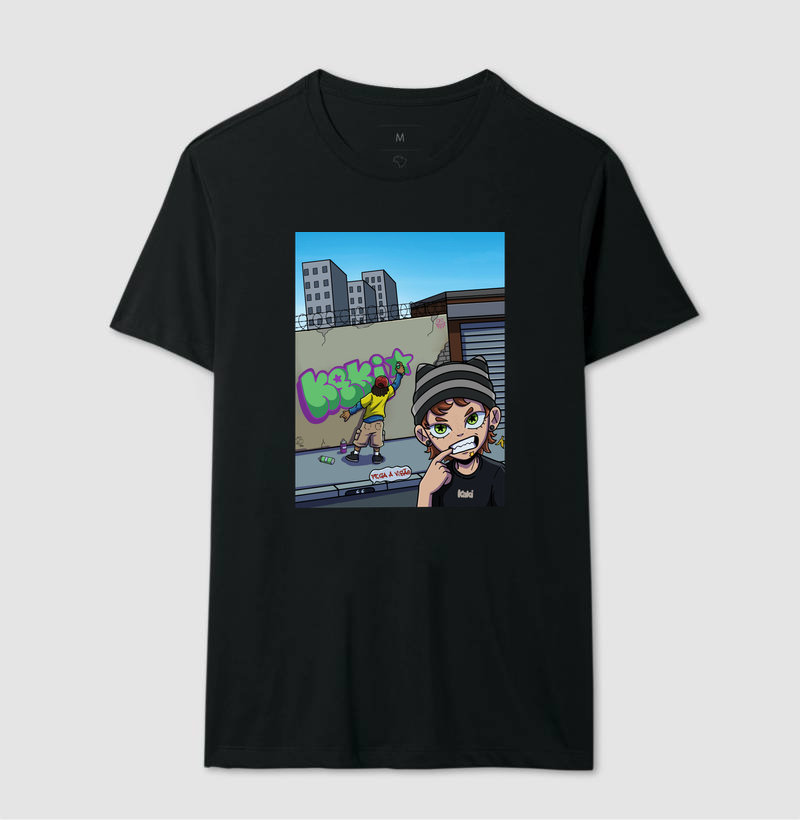 Camiseta Pega a Visão Kaki Regular Fit - Imagem 2