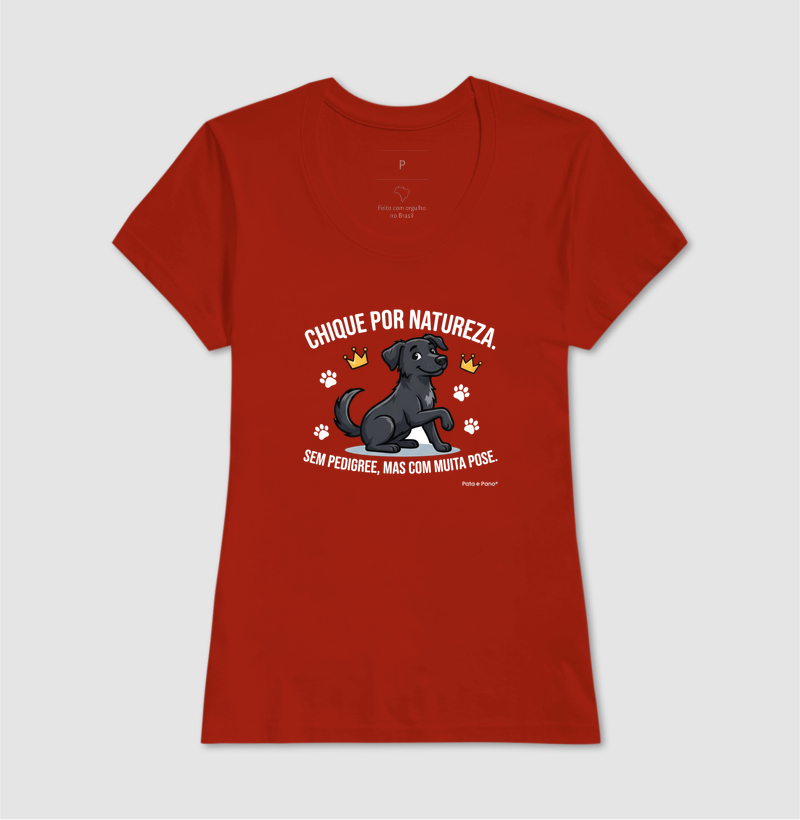 CAMISETA VIRA-LATA PRETO CHIQUE - Imagem 11