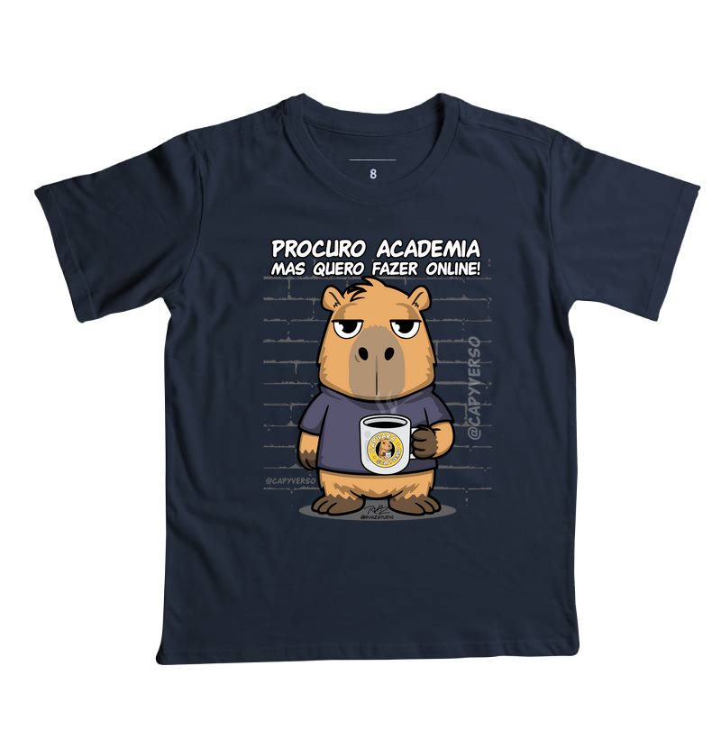 Camiseta Capivara Academia Online - Imagem 5