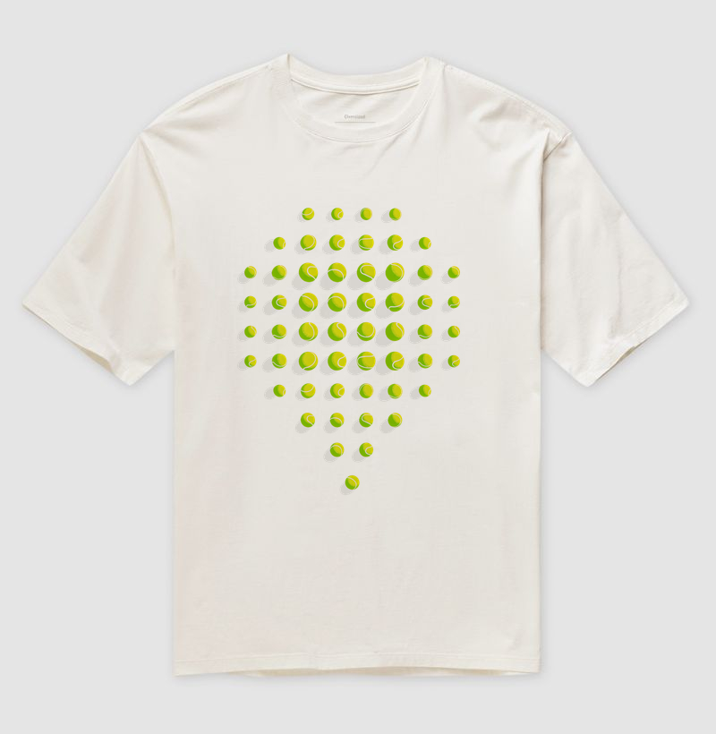 Camiseta Padel Raquete de Bolinhas - Imagem 4