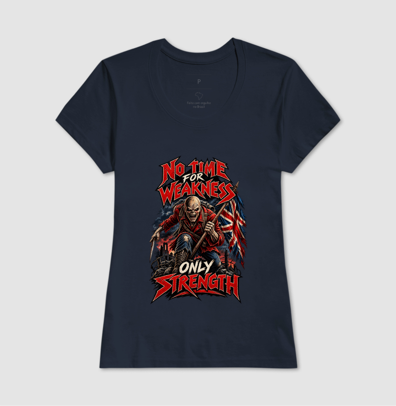 Camiseta Heavy Metal No Time for Weakness - Imagem 7