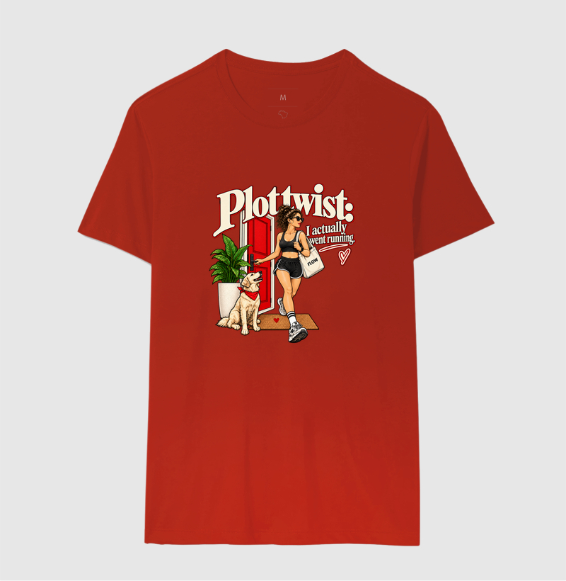 Camiseta Corrida - Plot Twist: I Actually Went Running - Imagem 10