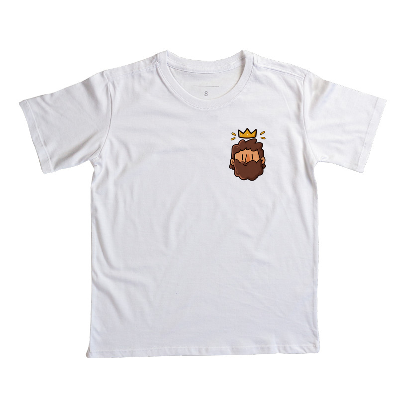 Camiseta Infantil Cristã Jesus — Coroa - Imagem 2