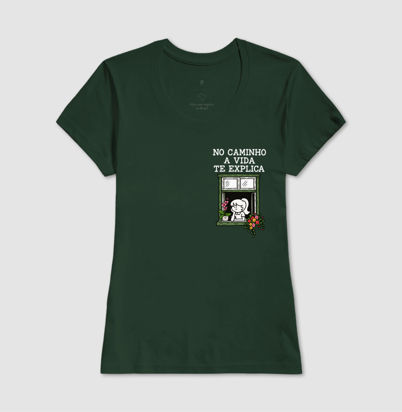 Camiseta No Caminho a Vida Te Explica (estampa P) - Imagem 13