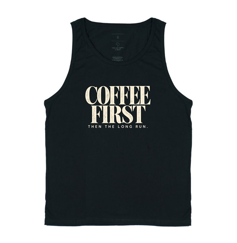 Regata Corrida - Coffee First Then The Long Run - Imagem 3