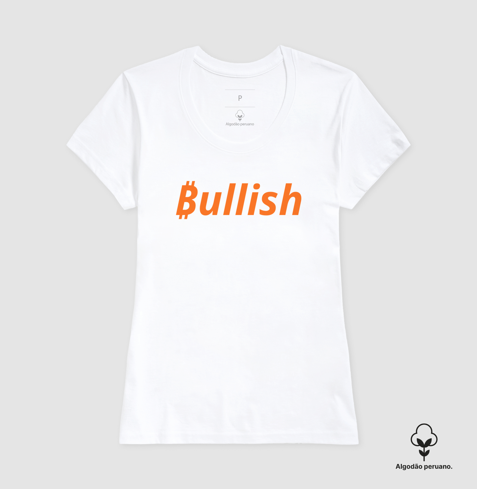 Camiseta Bitcoin ₿ullish Algodão peruano - Imagem 9