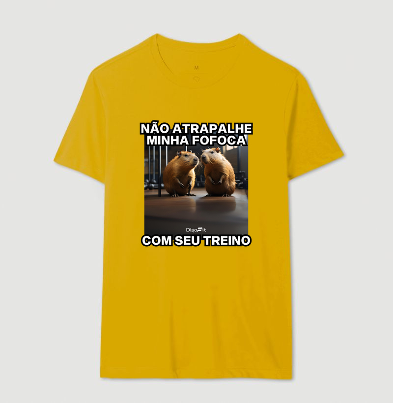CAMISETA ACADEMIA NÃO ATRAPALHE MINHA FOFOCA COM SEU TREINO - Imagem 12