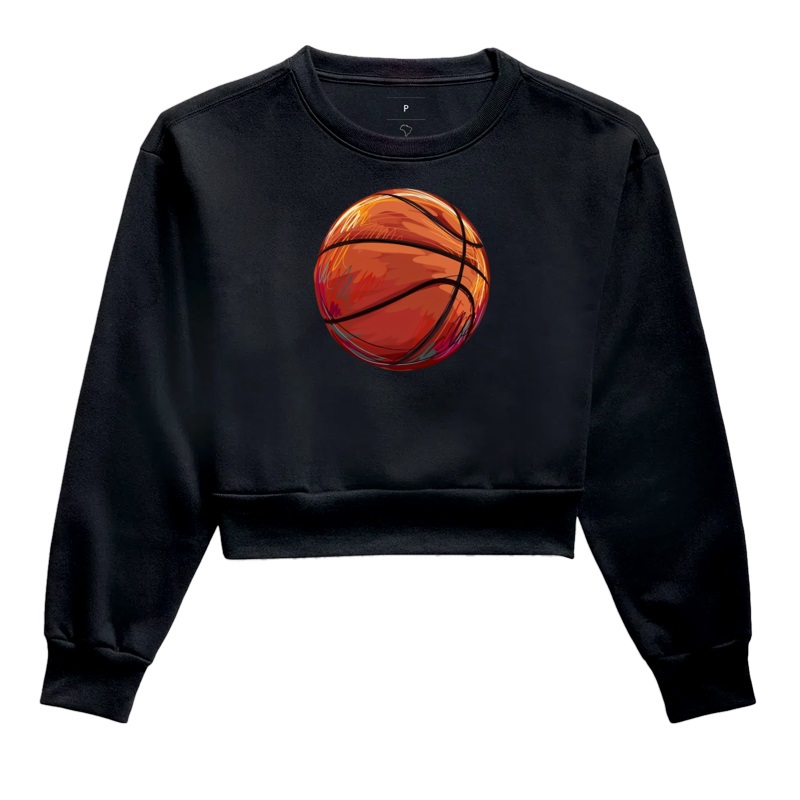 Camiseta Basquete Bola Desenhada