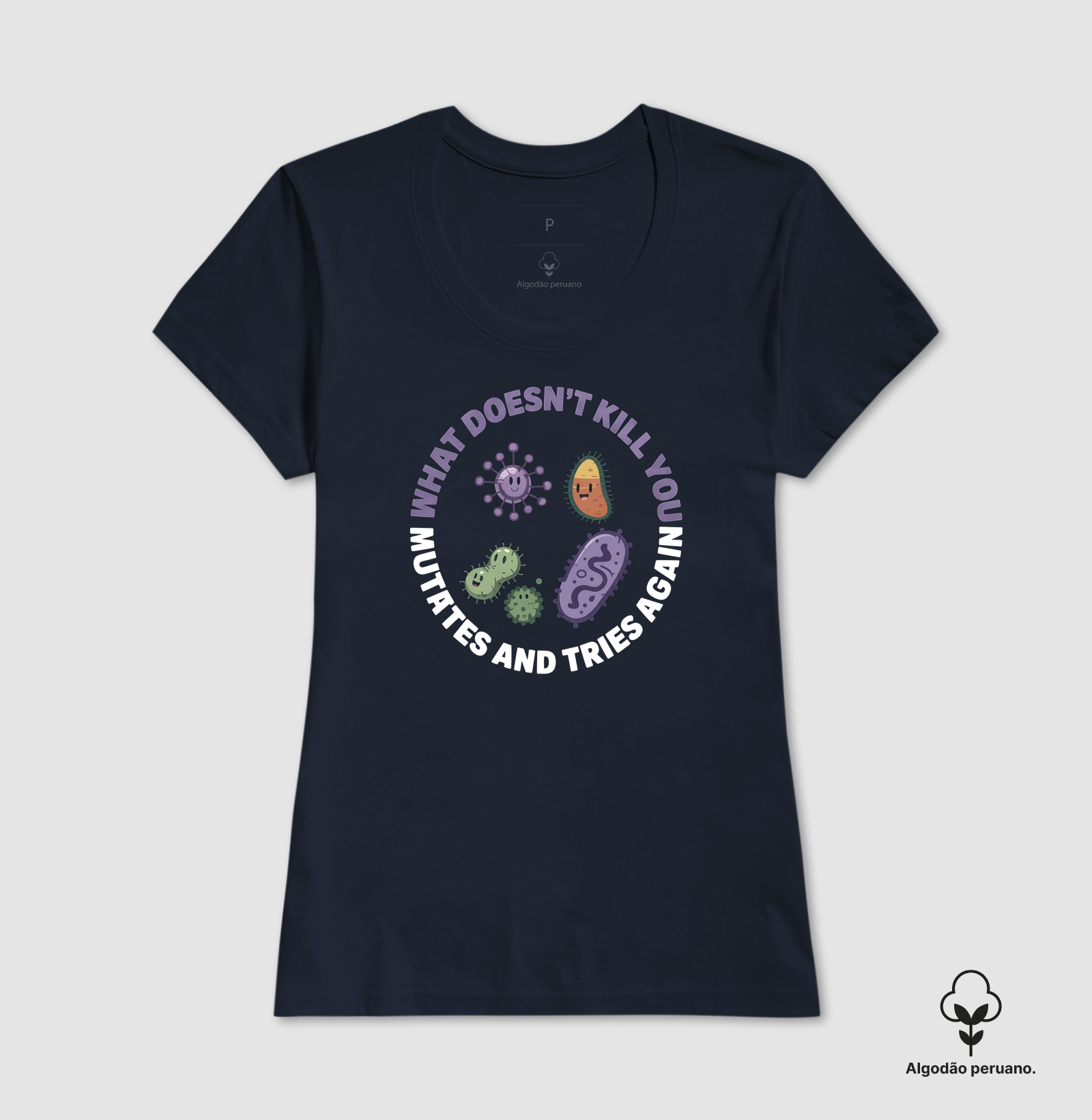 Camiseta Algodão Peruano Mutação Persistente - Imagem 5