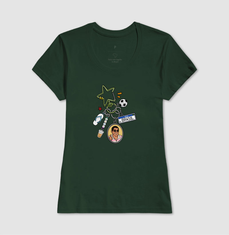 Camiseta Kaki Chaveiro Regular Fit - Imagem 9