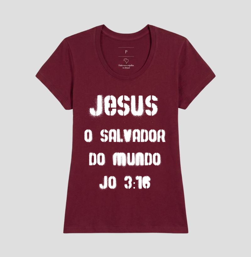 Camiseta Cristã O Salvador do Mundo - Imagem 19