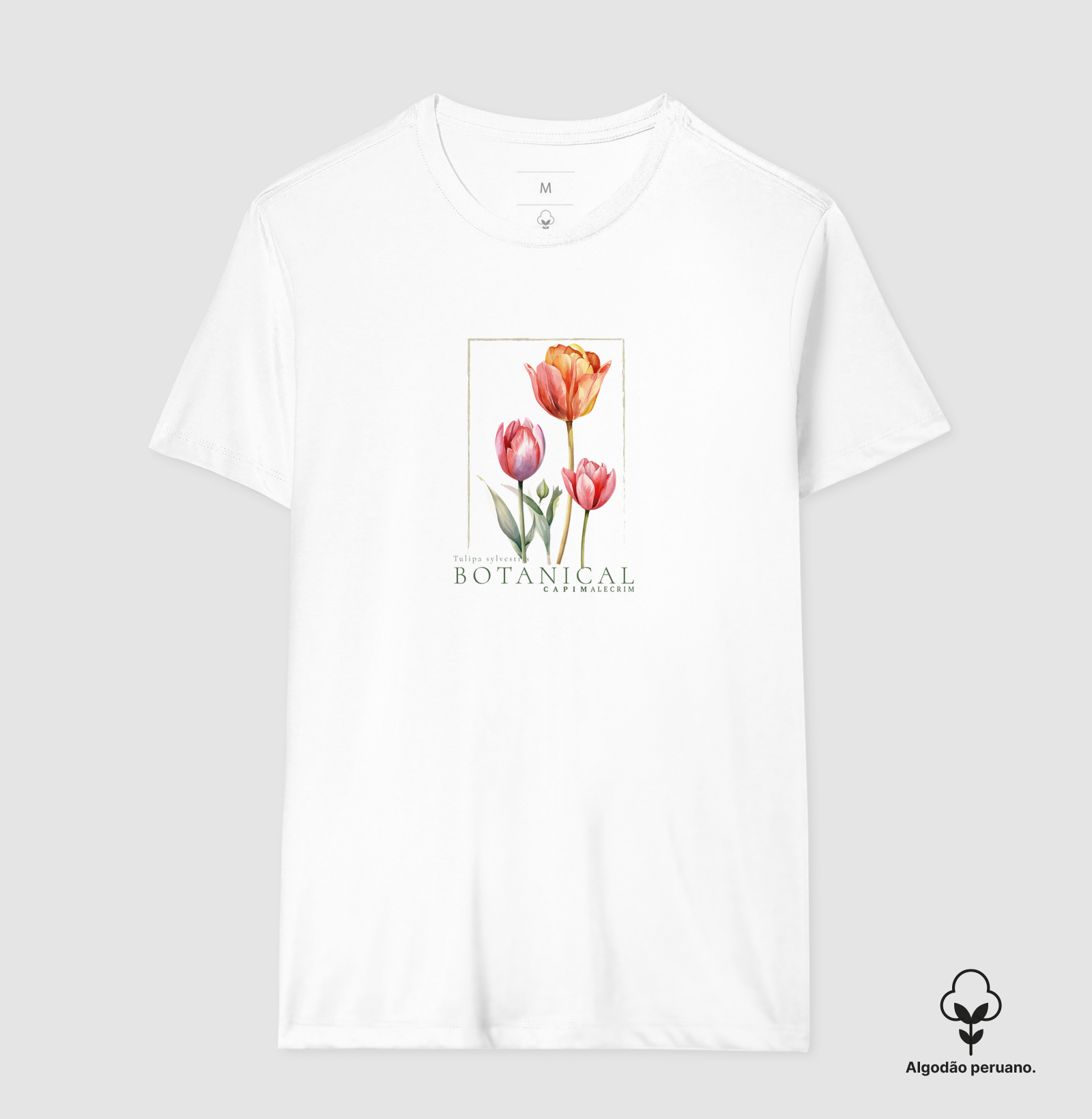 T-shirt Botanical Tulipas - Imagem 3