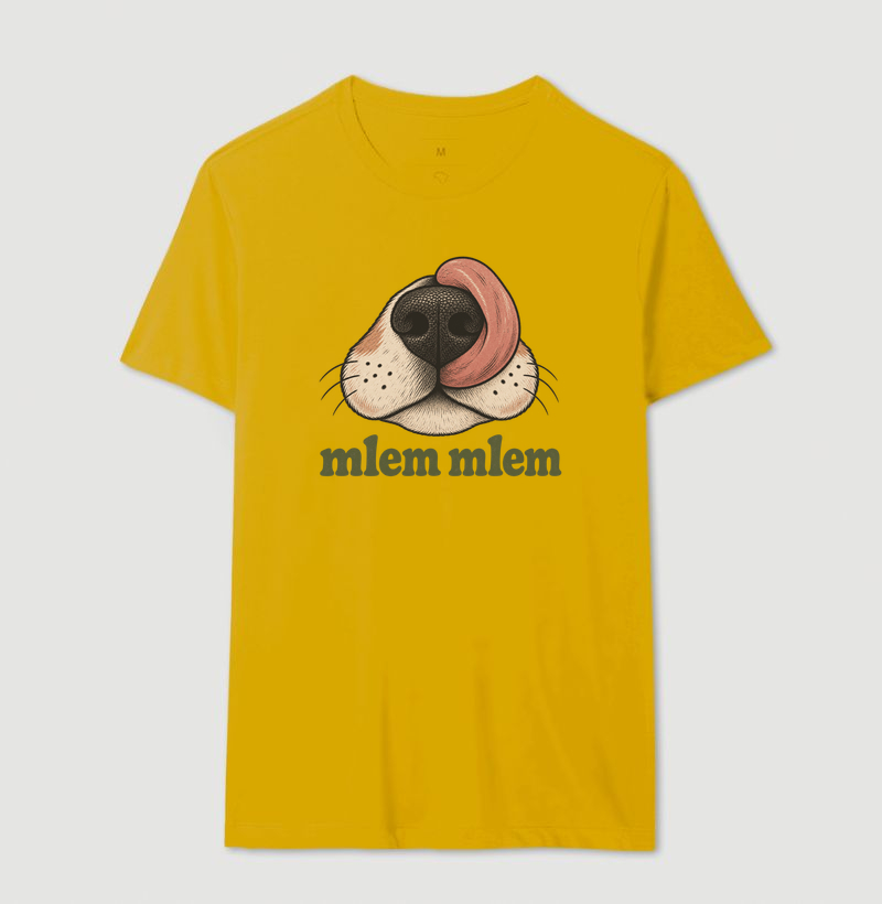 Camiseta Cachorro Feliz "mlem mlem" | Pet Lover | Pelo & Pano - Imagem 14