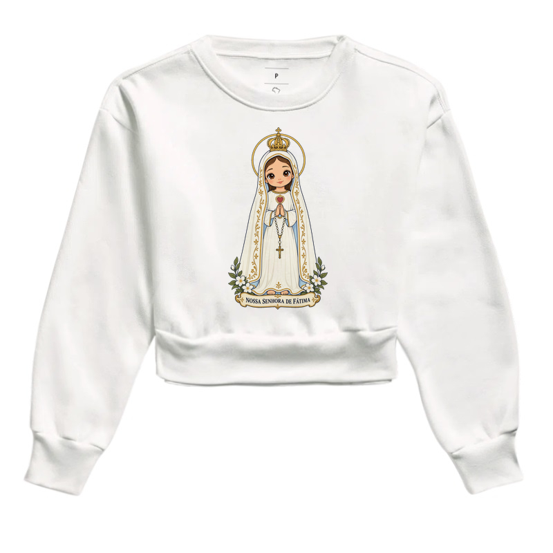 Nossa senhora e Fátima estilo chibi - Imagem 3