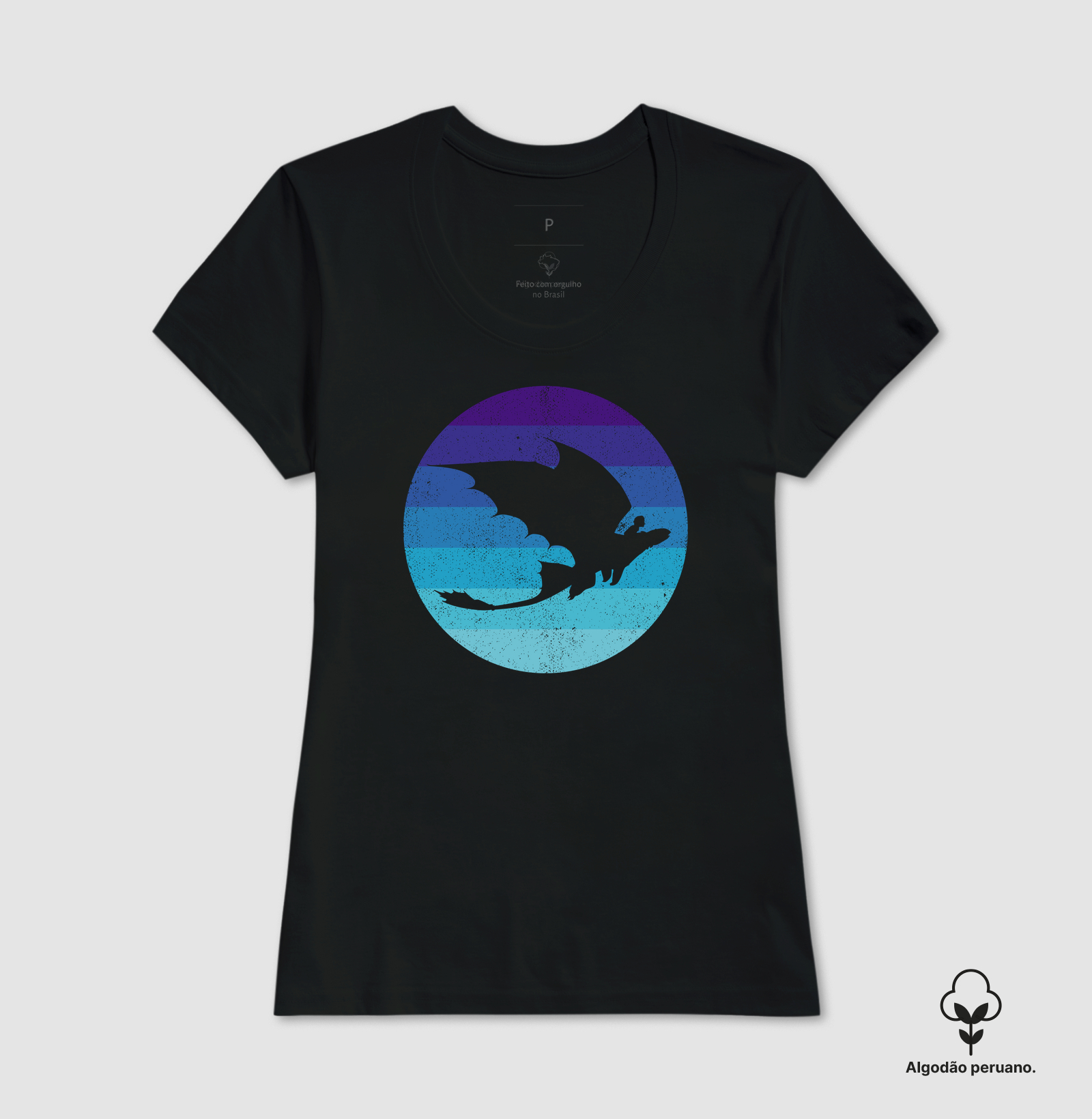 Camiseta Algodão Peruano Dragão Treinado - Imagem 3