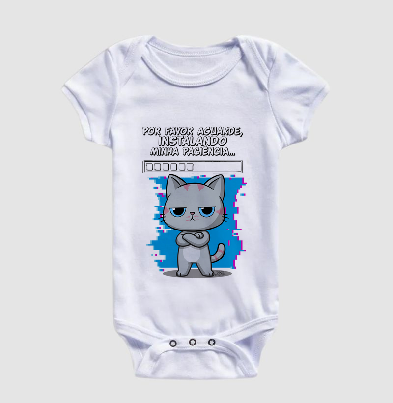 Camiseta Gato Sincero Paciência - Imagem 3