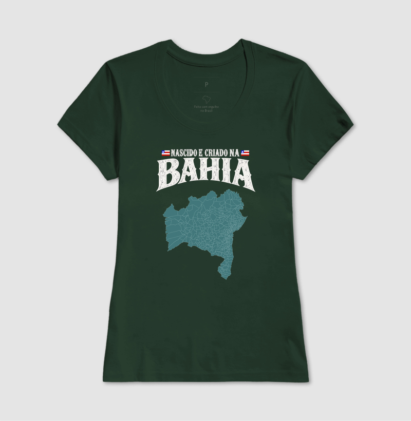Camiseta Nascido e Criado na Bahia  - Imagem 9