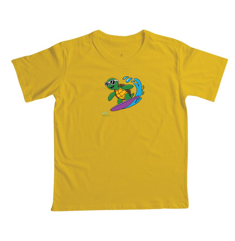Camiseta Infantil Tartaruga Surf - Imagem 4